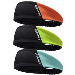 3pcs Color Blocked Sports Headband, Suitable for Both Men and Women, Yoga Headband, High Elasticity Headband, Sweat Absorbing