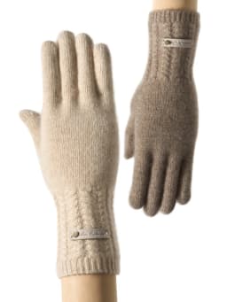 100% Premium Cashmere Gloves Cable Knit Cuff Lady Touchscreen Finger Hole Winter Women Warm Soft Luxurious Texture Gloves Female