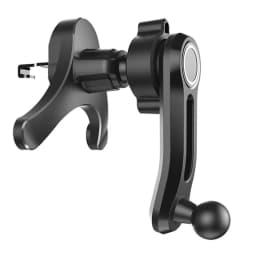 Upgrade Car Phone Holder Base 17mm Ball Head Clip Mount Air Vent Hook Outlet Clamp Support Gravity Magnetic Smartphone Bracket