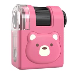 80x Mini Microscope with LED Flashlight Portable Microscope Pocket Microscope Christmas Birthday Gifts for Girls&Boys
