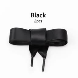 Flat Silk Ribbon Colorful Shoelaces Candy Gradient Satin Shoe Laces Boots Women Sneakers Shoelace Rainbow Shoe Lace Shoestring