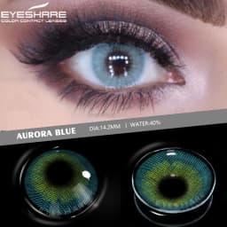 EYESHARE 1 Pair Aurora Europe Colored Contact Lens Yearly Use Cosmetic Colored Contacts Lenses for Eyes Beauty Contact Lenses