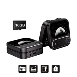 SERVO I17 Air Mini Fold Mobile Phone Speed Dial 1.77' Display Magic Voice 2G GSM Dual SIM Card Blacklist FM Radio Flip Cellphone