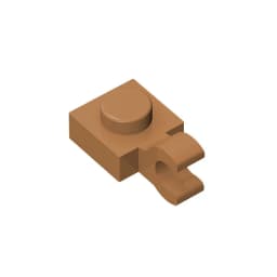 Gobricks GDS-813 PLATE 1X1 W/HOLDER VERTICAL compatible with lego 6019 61252 children's toys Assembles Building Blocks Technical