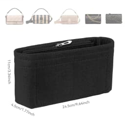 Felt Insert Bag Organizer, Makeup Organizers, Liner Perfect for Brand Women's Handbags For And Cosmetic Bags