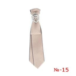 Retro Fabric Ribbon Rhinestone Black Bow Tie Collar Bowkont Cravat School Girl Boys Gifts for Women Clothing Jewelry Accessories