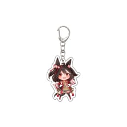 55MM Anime Pretty Derby Keychain Oguri Cap Special Week Silence Suzuka Tokai Teio Key Chain Acrylic Model Plate Christmas Gifts