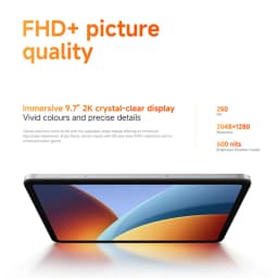 Global Version Xiaomi Redmi Pad 2 9.7" WiFi Tablet Snapdragon 6s 4G Gen 2 Processor 2K 120Hz Display 7600mAh Battery