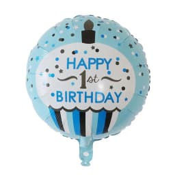 50pcs 18inch Round Foil Balloon Happy Birthday Inflatable Foil Helium Balloons Birthday Party Decoration Kids Toys Air Globos