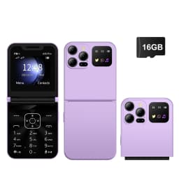 SERVO A50 PRO Flip Mobile Phone 2G GSM Call Recording Blacklist Speed Dial Flashlight Foldable Feature Cellphones Dual SIM Card