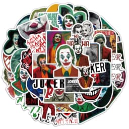 50PCS Clown Stickers Exquisite Handheld Materials Phone Cases Laptop Suitcases Water Cups Waterproof Stickers