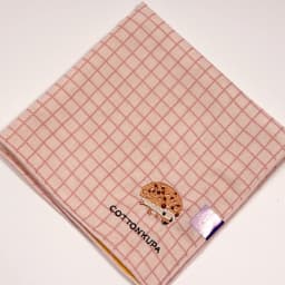 Coolpa 28cm Double Layer Cotton Sweat Absorbent Handkerchief Japanese Craft Embroidery Print for Wiping Sweat Portable Tissue