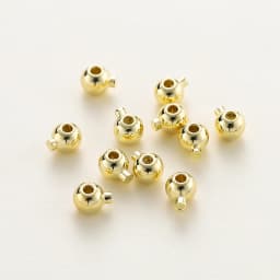 20pcs Positioning Clasp 14K 18K Gold Plated Crimp Snap Button Bracelet Necklace Fastener Ball End Cap For DIY Jewelry Findings