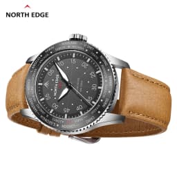NORTH EDGE MACH Sports Electronic Watch Pointer Type Solar Charging Quartz Watch Luminous Waterproof Long Battery Light Energy