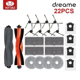 Dreame X40 Ultra X40 Pro S30 Pro Ultra Robot Vacuum Spare Parts Main Side Brushes Mop Cloths HEPA Filters Dust Bags Accessories