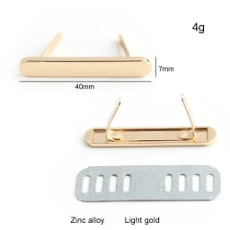 50/100PCS Rectangle Customized Metal Plate With Logo Tags For Sewing Bag Clothes Puppet Doll Handbag Purse Personal Brand Label