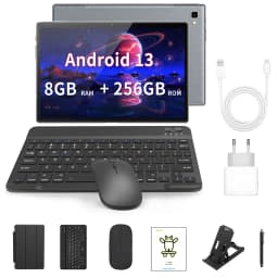 Tablet 10.1 Inch 4G Lte Sim Card 8GB RAM 256GB ROM Tablets 2.4G/5G Wifi Android 13 Sim Card Tablet PC