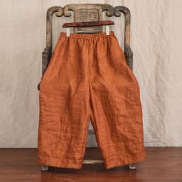 Artistic High-End Hemp Wide Leg Pants Women's Thin Casual Harlan Loose Cotton Linen Nine Point Pants Comfortable Straight Cut