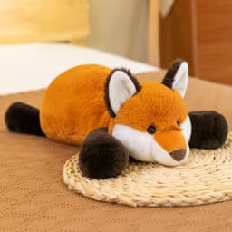 Crouching Sloth Plush Toy Simulation Fox Doll Small Raccoon Doll Crocodile Pillow Children's Gift