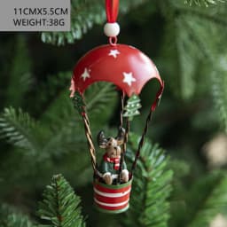 1PC Air Balloon Decoration Hanging Christmas Wall Art Party Decor Gift For Kids Room Creative X Mas Tree Adornment