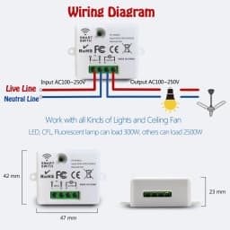 1 2 3 Channel Button 86 Type Wall Panel RF 433Mhz Remote Controller for RF433 Smart Switch RF433 for Home Led Light Lamp Fan