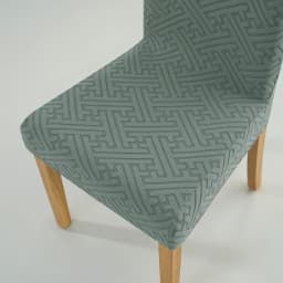 Elastic Jacquard Chair Cover For Dining Room Thick Dustproof Chair Cover Slipcover For Dining Kitchen Hotel Wedding Banquet