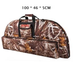 95CM/100CM/115CM Tactical Bow Bag Hunting Bow Case Soft Bow Case Compound Bow Carry Bag with Arrow Pocket Bow Storage Bag