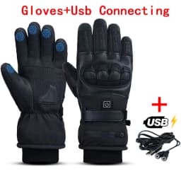 Heated Motorcycle Gloves for Men Tactical Winter Gloves Bicycle Supplies Skiing Gear Bike Accessories Warm Cycling