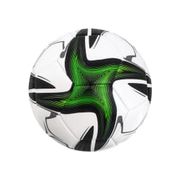 Machine Stitched Soccer Ball For Exceptional Air Retention Rubber Bladder Gives Exceptional Air yellow