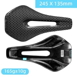 RYET 3D Printed Full Carbon Bicycle Saddle 245mm *135/145/155mm Bike Saddle for MTB Gravel Road Bike Seat bicycle parts