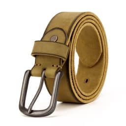 Top Cow genuine leather belts for men jeans Do old rusty black buckle retro vintage mens male cowboy belt ceinture homme