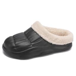 Men's Home Clogs 2024 New Winter Comfortable Slippers Plush Lining Shoes Soft Woman House Warm Clogs High Quality waterproof