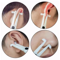 1/4/5pcs Disposable Sterile Acrylic Piercing Forceps Tool Piercing Clamps for Ear Nose Navel Lip Body Jewelry Piercing Supplies