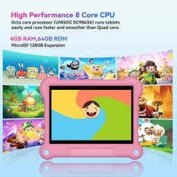 (Clearance)10 Inch Kids Tablet Android14 4GB RAM + 64GB ROM WIFI Google Play Children Tablet for Kids Study Gaming