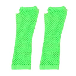 New 1Pair Womens Long Fishnet Net Gloves Fingerless Mesh Gloves Punk Rock Fancy Night Club Party Arm Warmer Gloves Sexy Gloves