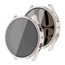 Tempered Glass+Cover for Samsung Galaxy watch 6/7 Case 44mm 40mm PC Anti-Spy Shockproof Overall Protective Cover Galaxy watch 6