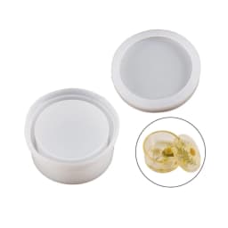 DIY Crystal Epoxy Resin Jar Mold Storage Box Lid Silicone Mould for DIY Jewelry Making Candy Box Container Casting Tool