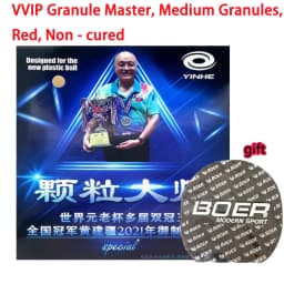 YINHE Cured Long Pips Table Tennis Rubber OX Huang Jianjiang VVIP Medium Pips Ping Pong Rubber ITTF Approved for Competition