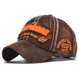 Washed Cotton Retro Baseball Cap Men Women 3D Embroidery Snapback Caps For Male Female