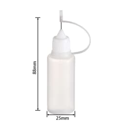 5pcs/lot 5-120ML PE Plastic Squeezable Tip Glue Applicator Plastic Bottle for Paper Quilling DIY Scrapbooking Paper Craft Tool