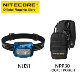 NITECORE NU31 USB-C Rechargeable Headlamp 550 Lumen Trail Running Fishing Trekking Headlight Work Light, Built in Li-ion Battery