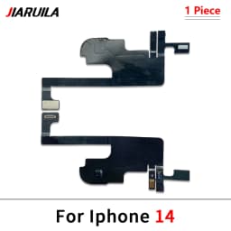 NEW Replacement Parts For iPhone 12 13 Pro Max 12 13 mini 14 Plus Earpiece Speaker with Proximity Sensor No facial ID Flex Cable