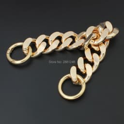 30mm 1-5pcs gold thick Aluminum chain bag Light weight bags strap bag parts DIY handles Accessory Handbag Straps Bag