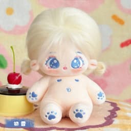 Cute 20cm Idol Doll With Clothes Kawaii Plush Cotton Dolls Stuffed Toy DIY Birthday Gift