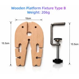 PHYHOO Wood Mini Table Clamp Small Bench Vice Jeweler Hobby Clamps DIY Mold Craft Repair Tool Portable Work Bench Screw Vise