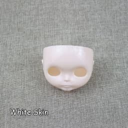 1/6 Blyth DIY Doll Factory Dolls Faceplate With Backplate 30cm Plastic Blyth No Makeup Face and Screw Toys Accessories