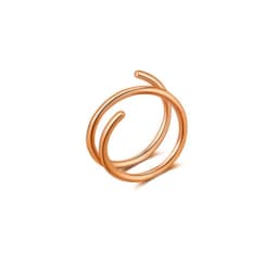 1PC Stainless Steel Double Layers Nose Ring for Single Piercing Women Men Twist Nose Hoop Spiral Nose Ring Earrings Jewelry 20g