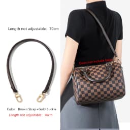 Genuine Vachetta Leather Bag Strap for LV Speedy 20 25 30 Shoulder Straps Long Bags Belts Replacement Bag Accessories