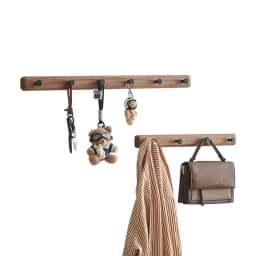 Hanging clothes rack, wall mounted black walnut wood, entrance hall, entrance door, clothes hanger, hat, clothes hook