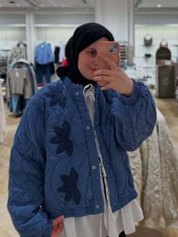SLTNX Women's Quilted Stand Collar Padded Jacket Long Sleeve Pocket Casual Fall Winter Coat